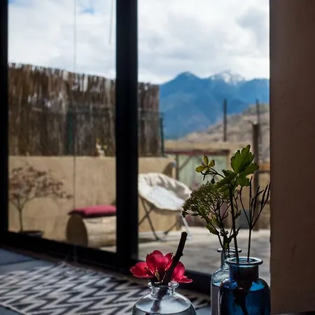 公寓 Le Nid D' Evol Avec Balneo,terrasse Et Vue Sur La Montagne Olette
