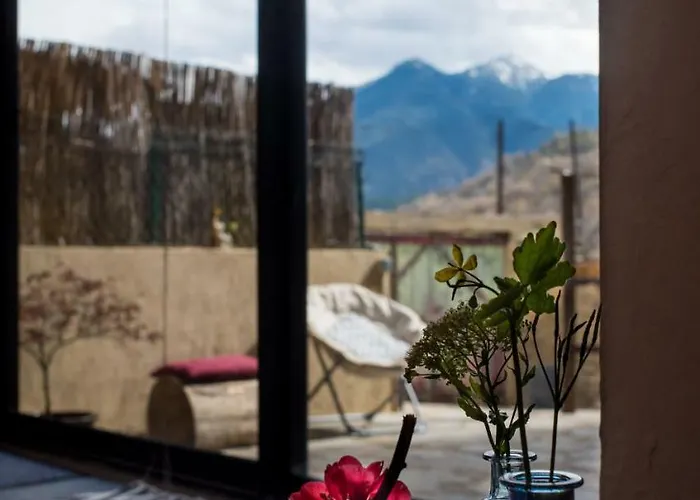 Lejlighed Le Nid D' Evol Avec Balneo,terrasse Et Vue Sur La Montagne Olette